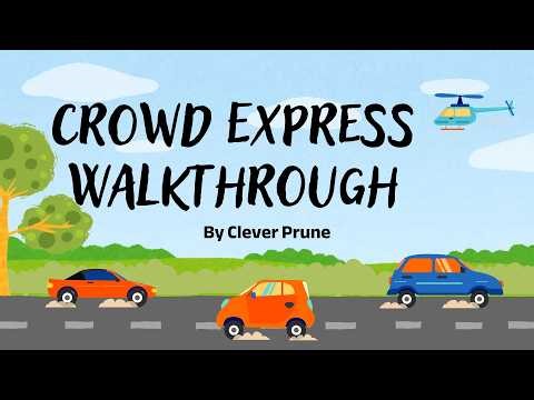 Crowd Express # 2053 SUPER HARD level Walkthrough solution answer 攻略