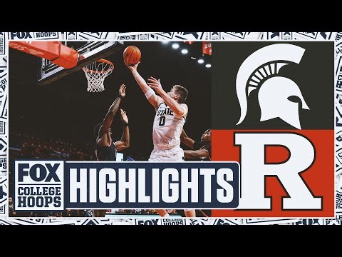 No. 7 Michigan State Spartans vs. Rutgers Scarlet Knights Highlights 🏀 FOX College Hoops