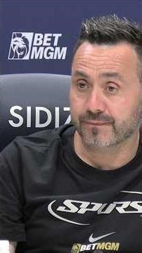 "HE HAS TO BE STRONG AND MOVE ON!" Roberto De Zerbi on Goalkeeper Antonín Kinsky