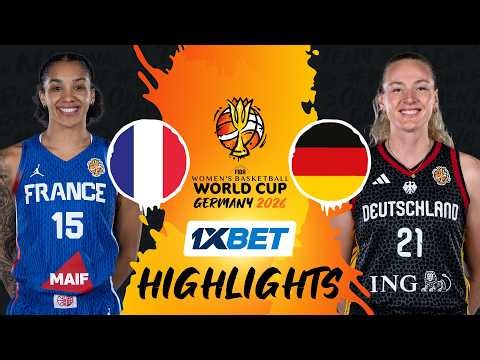 France beat Germany for their FIRST FIBA Women's World Cup Final! 🇫🇷 | 1XBET Highlights