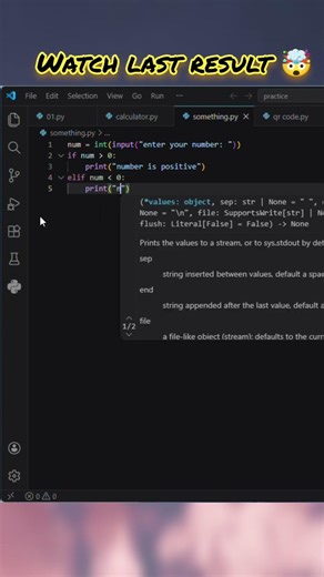 if-else program in python. #programming #viral