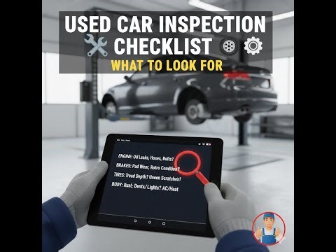 Used Car Inspection Checklist: How to Avoid Mistakes & Inspect Like a Mechanic!