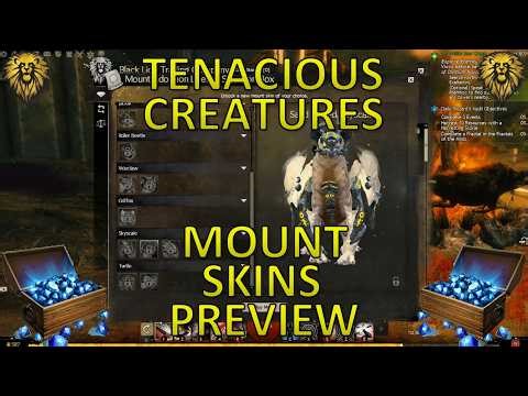 GW2 - May 12, '26 - Gem Store New Item Preview (Tenacious Creatures Mount Adoption License)