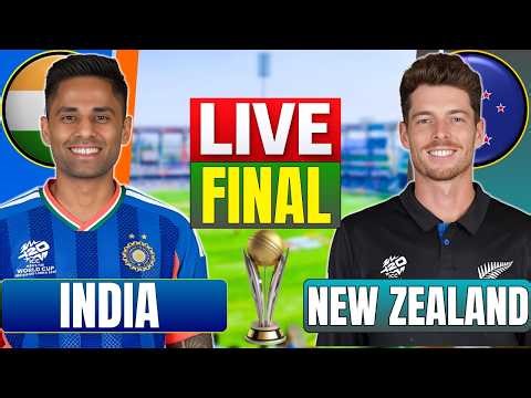 IND 🇮🇳 vs NZ 🇳🇿 LIVE | T20 World Cup 2026 FINAL | Live Score & Commentary