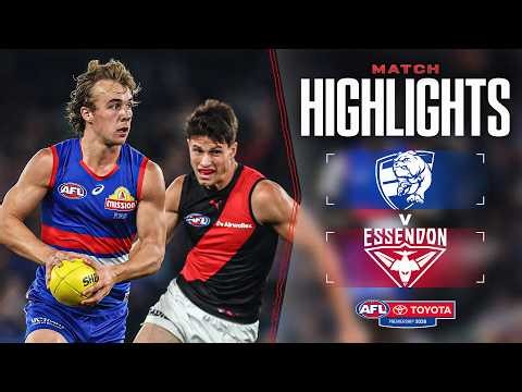 Western Bulldogs v Essendon Highlights | Round 4, 2026 | AFL