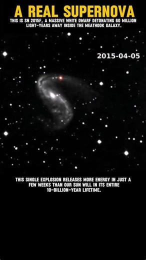 A Real Star Exploding on Camera 😳💥