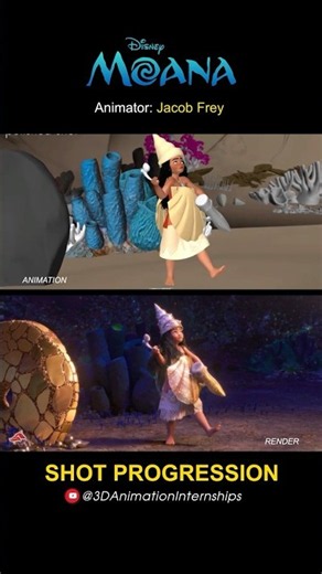 Moana Beats the Drum | Animation Breakdown