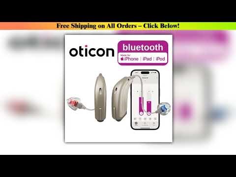 Oticon Jet 1 Jet 2 miniRITE hearing aid support Bluetooth streaming sound 48 channels suitable for