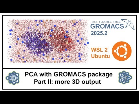 Principal Components Analysis (PCA) with GROMACS package. Part II: more 3D output