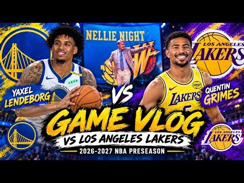 Golden State Warriors Game Vlog vs Los Angeles Lakers 2026-2027 NBA Preseason