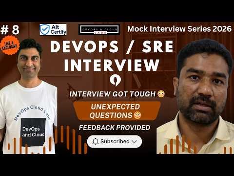 5+ YOE DevOps Interview 😳| Can He Clear? Full Mock + Honest Feedback | #aws #kubernetes #gitops