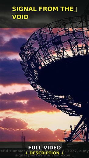#Shorts SIGNAL FROM THE VOID | 1977's Wow Signal: Mysterious 72-Second