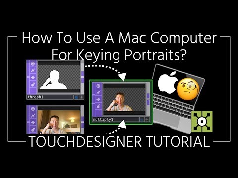 【Gem Seed】TOUCHDESIGNER POPs TUTORIAL | How to use a Mac computerfor keying portraits? 💻