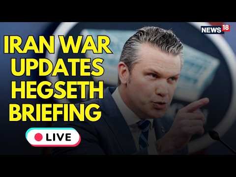 US IRAN WAR LIVE | Pete Hegseth Holds Mega Briefing On Hormuz Blockade, Op Epic Fury | N18G