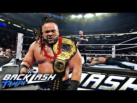 WWE BackLash 9 May 2026 Jacob Fatu Wins World Heavyweight Championship Roman Reigns WWE BackLash
