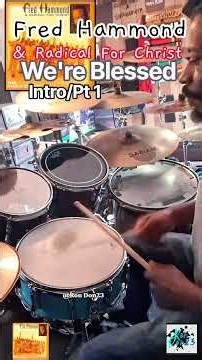We're Blessed drumcover ‪@TheRealFredHammond‬ & Radical For Christ #90sgospel #gospel #drums
