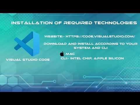 Installation of Technologies | Node JS | VS Code