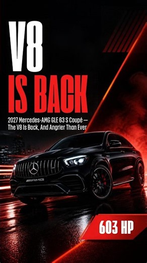 603 Horsepower in an SUV!? The New AMG GLE 63 S Shocked Everyone #mercedesamg #newcar #luxurycar