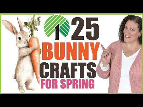 25 FUN Bunny Dollar Tree Crafts Spring 2026 Home Decor