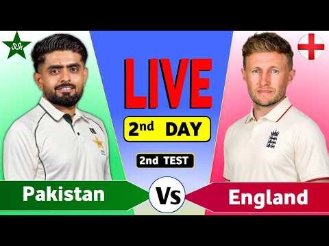 Pakistan vs England Live | PAK vs ENG 2nd Test Day 2 Live Cricket Score & Commentary