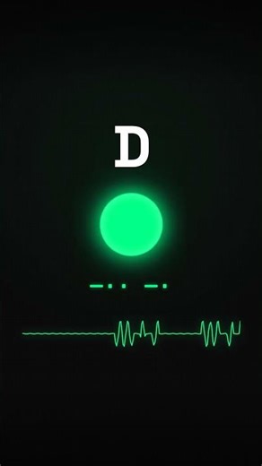 The letter D in Morse Code