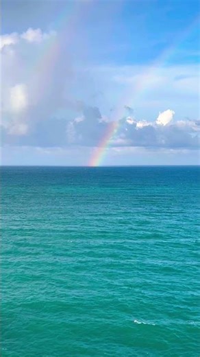 Double Rainbow Over San Juan 🌈 | Real iPhone 13 Pro Footage by Joe Nigro @TerracottaWhirl #shorts