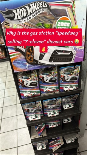 Why is the gas station “speedway” selling “7-eleven” diecast cars 😭 ✌️#foryou