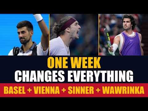 Djokovic's Toughest Week? Brutal Basel Draw, Zverev 3 Wins From No.1, Wawrinka's Last Dance