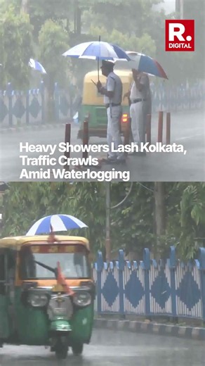 Kolkata Lashed By Heavy Rain: City Streets Flooded, Traffic Hit | Weather Update