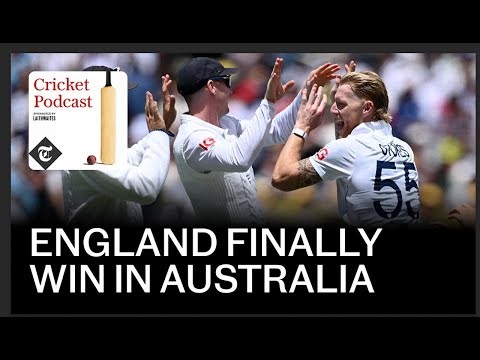 England finally win in Australia! | The Telegraph Cricket Podcast