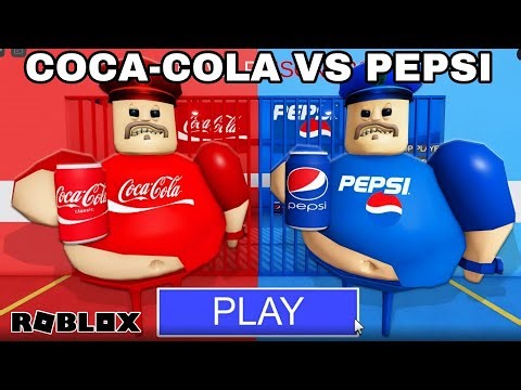 COCA COLA vs PEPSI Prison Run 😱 Roblox Escape Challenge