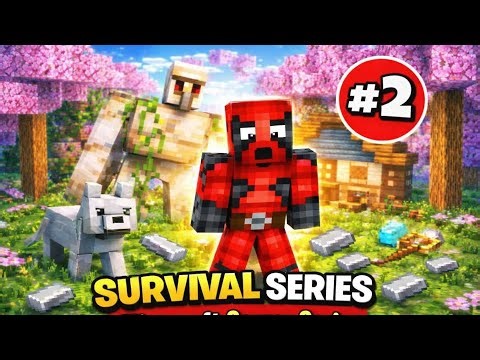Minecraft Survival Ep 2: EASY IRON FARM 😱 | Unlimited Iron!