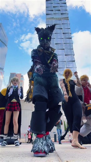 The whole gangs here! 😭😭 Medusa: @SINN Enjin: @dannycosplays Maka: @(wall) Maria death the kid: @adzms.cos soul: @𝔄𝔩𝔲𝔠𝔞𝔯𝔡🕷 #fyp #vigilantedekucosplay #dance #gachiakuta #souleater