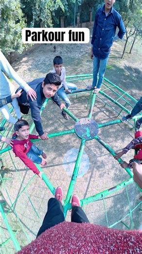 Having fun with my subscribers 🤩 #parkour #park #pov #shorts #youtubeshorts