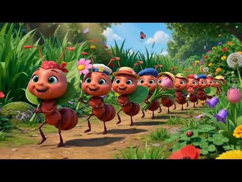 The Ants Go Marching 🐜 Fun Marching Song for Kids | SunnyTots