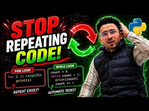 Python Loops Explained (For Loop & While Loop) | Python for Beginners #5