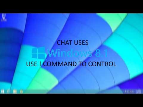 Chat uses Windows 8.1