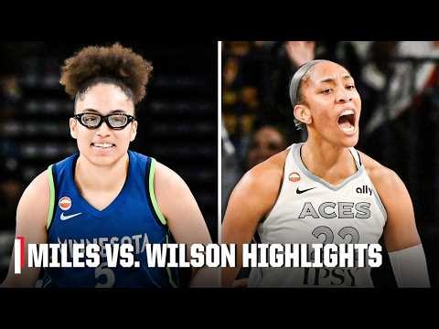 Olivia Miles and A’ja Wilson PUT ON A SHOW in Lynx vs. Aces 🤩 | WNBA on ESPN