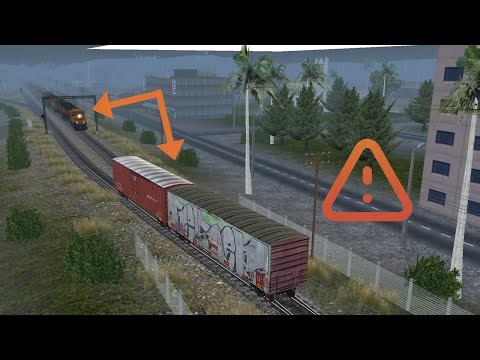 Loose Cars Cause Massive Destruction For A BNSF Train! ⚠️