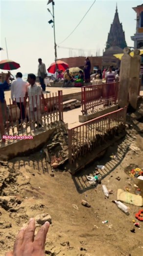 😱 Manikarnika Ghat Underwater! 🌊 Kashi 2026 🔱 #rkfoodandtech