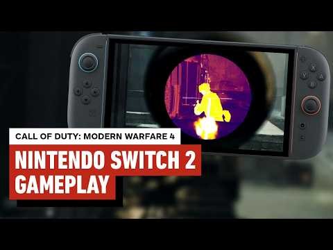 Call of Duty: Modern Warfare 4 - 20 Minutes of Nintendo Switch 2 Beta Gameplay (4K)