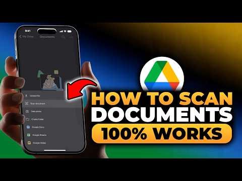 How To Scan Documents On Google Drive (FAST & EASY) | 100% WORKS | NO Yapping, To The Point!
