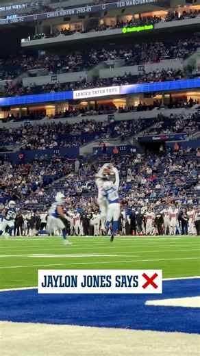 4️⃣0️⃣ is on it. #jaylonjones #indianapoliscolts