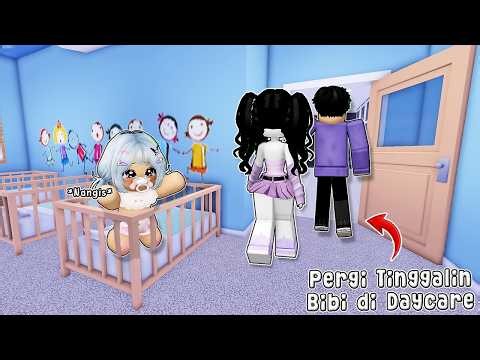 BABY BIBI CRIES AFTER BEING DROPPED OFF AT DAYCARE WHILE MOM AND DAD GO TO A WEDDING | ROBLOX RP