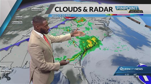 Muggy and stormy Wednesday in Charlotte