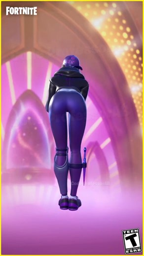 Fortnite Lover Girl Emote Dark Ruby Skin Thicc 🍑😜🥵