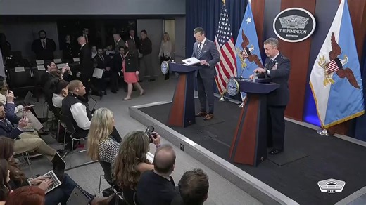 𝐇𝐄𝐆𝐒𝐄𝐓𝐇 𝐓𝐎 𝐈𝐑𝐀𝐍: "𝐋𝐎𝐂𝐊𝐄𝐃 𝐀𝐍𝐃 𝐋𝐎𝐀𝐃𝐄𝐃." 𝐓𝐎 𝐓𝐇𝐄 𝐏𝐑𝐄𝐒𝐒 𝐂𝐎𝐑𝐏𝐒: "𝐘𝐎𝐔 𝐀𝐑𝐄 𝐓𝐇𝐄 𝐏𝐇𝐀𝐑𝐈𝐒𝐄𝐄𝐒."Secretary of War Pete Hegseth stood at the Pentagon podium this morning flanked by Chairman Caine and CENTCOM commander Admiral Bradley Cooper. He delivered two speeches in one. The first was a warning to Tehran. The second was one of the most devastating rebukes of the American press I have ever watched a sitting Cabinet official deliver.Start with Iran.