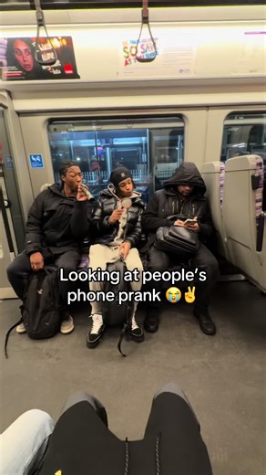 Looking at People's Phone Prank: A Hilarious Reaction