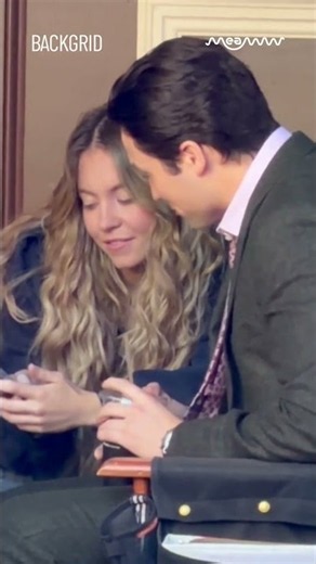 Sydney Sweeney Chats With Co-Star Stephen Kalyn on the Set of Upcoming Movie