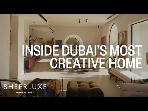 Inside A Modern Dubai Home: Middle Eastern Art, Custom Furniture & Murano Lights | Home Tour